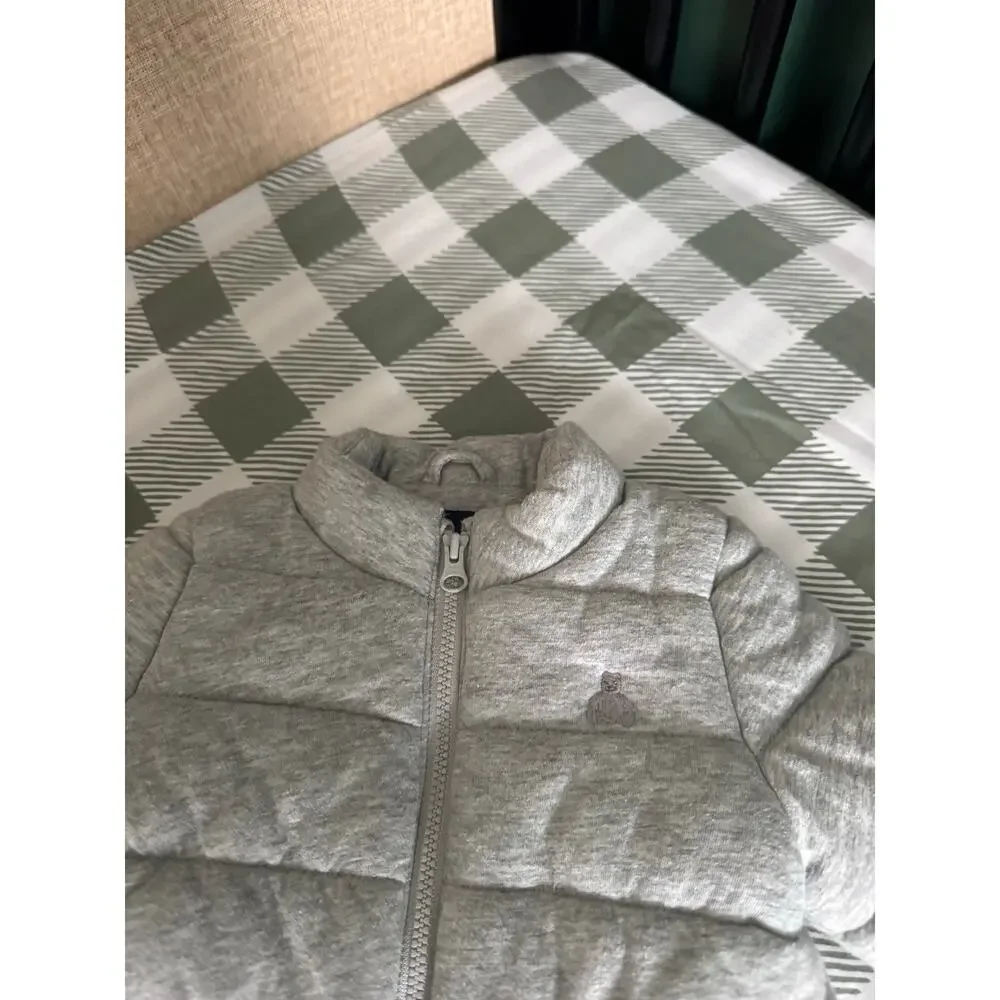 Baby Gap Grey Puffer Coat 0-6 months